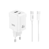 Зарядное устройство XO CE36+ USB-C, 45Вт, Белый