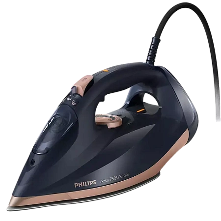 Утюг PHILIPS DST7510/80, 3200Вт, Синий Золотой Утюг PHILIPS DST7510/80, 3200Вт, Синий Золотой