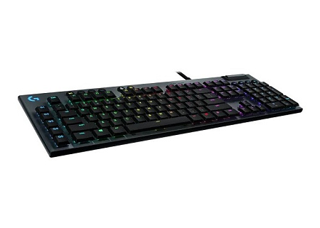 Gaming Keyboard Logitech G815, Mechanical, GL Tactile, Ultra thin, Aluminum, Macro, G-Keys, Media сo