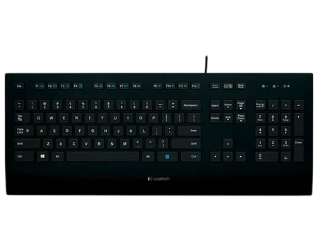 Клавиатура Logitech K280e, Проводное, Чёрный, клавиатуры ,мышки ,веб камера ,коврики ,флешки , 16gb, 32gb,64gb,128gb,256gb,512,microsd,sd