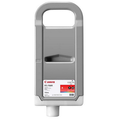 Ink Cartridge Canon PFI-706 Red, 700ml for iPF84xx & iPF94xx series Ink Cartridge Canon PFI-706 Red, 700ml for iPF84xx & iPF94xx series