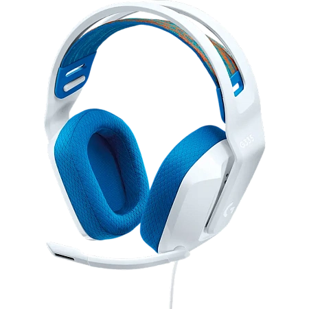 Игровая Гарнитура Logitech G335, Проводной аналоговый, Белый