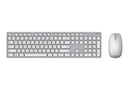 Wireless Keyboard & Mouse Asus W5000, 13 Fn keys, Ultra thin, Metal-like finish, Silent, 800-1600dpi