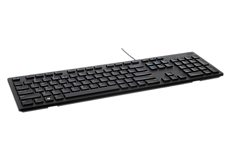 Keyboard Dell KB216, Multimedia, Fn Keys, Quiet keys, Spill resistant, Black, Russian, USB Keyboard Dell KB216, Multimedia, Fn Keys, Quiet keys, Spill resistant, Black, Russian, USB