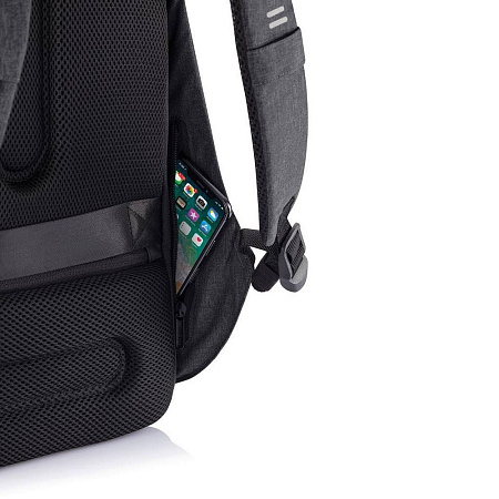 Backpack Bobby Hero XL, anti-theft, P705.711 for Laptop 15.6" & City Bags, Black