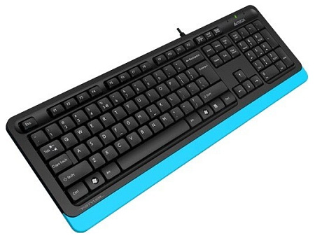 Keyboard A4Tech FK10, Multimedia Hot Keys, Laser Inscribed Keys , Splash Proof, 1.5m, USB, EN/RU/RO,