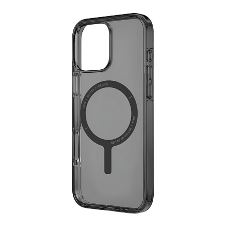 Uniq Case for iPhone 16 Pro Hybrid Clario (ECO) with Magclick Charging, Smoke