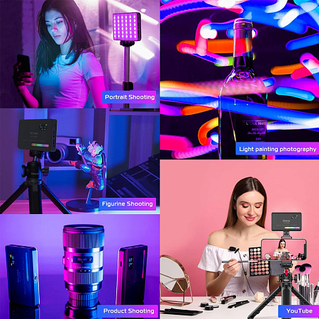 Ulanzi Camera Led Light VL120RGB, Black