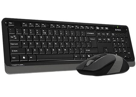 Wireless Keyboard & Mouse A4Tech FG1010S,12 Fn Keys, Laser Engraving, Splash Proof, Silent Mouse, 12 Wireless Keyboard & Mouse A4Tech FG1010S,12 Fn Keys, Laser Engraving, Splash Proof, Silent Mouse, 12