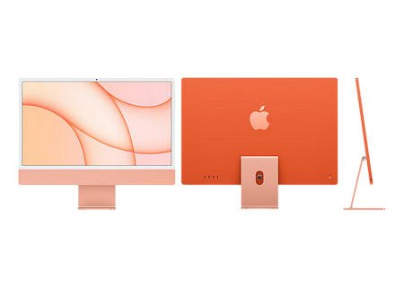 Моноблок Apple iMac A2438, M1 with 8-core CPU and 8-core GPU, 16ГБ/512Гб, macOS Big Sur, Оранжевый