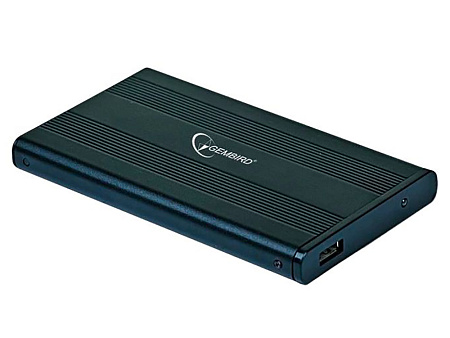 2.5" SATA HDD External Case (USB 2.0), Black, Gembird "EE2-U2S-5"
