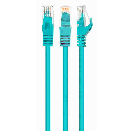 Patch Cord Cat.6U  1m, Green, PP6U-1M/G, Cablexpert, Stranded Unshielded 