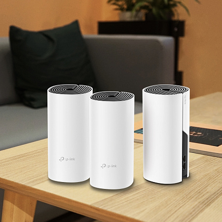 Домашняя Mesh Wi-Fi система TP-LINK Deco M4 (3-pack), Белый