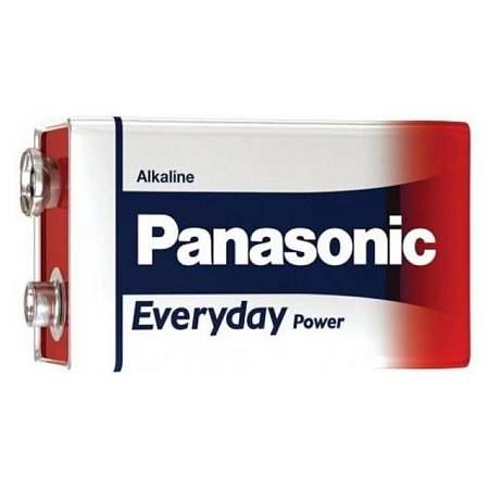 Прямоугольная батарея Panasonic 6LF22REE/6LR61REE, Крона, 1шт.