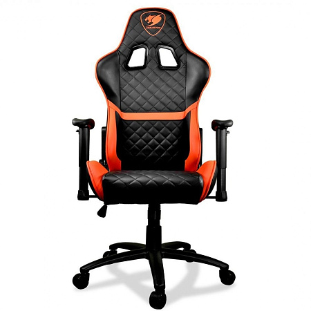 Gaming Chair Cougar ARMOR ONE Black/Orange, User max load up to 120kg / height 145-180cm