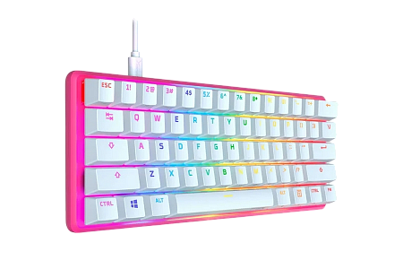 Клавиатура HyperX Alloy Origins 60, Проводное, Розовый