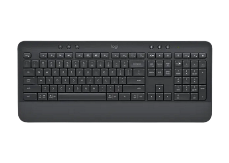 Wireless Keyboard & Mouse Logitech MK650, Quiet typing, Palm rest, Media сontrols, 4000dpi, 5 button