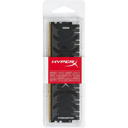 32GB DDR4-3600MHz  Kingston HyperX Predator (HX436C18PB3/32), CL18-22-22,1.35V, Intel XMP 2.0, Black