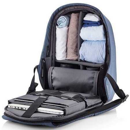 Backpack Bobby Hero Regular, anti-theft, P705.299 for Laptop 15.6" & City Bags, Light Blue Backpack Bobby Hero Regular, anti-theft, P705.299 for Laptop 15.6" & City Bags, Light Blue