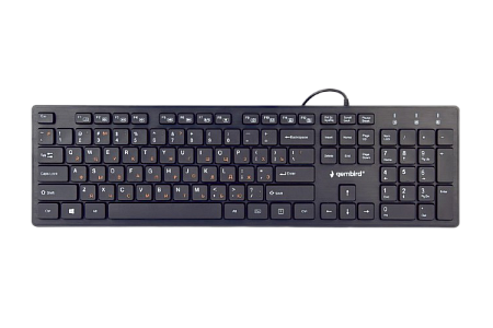 Клавиатура Gembird KB-MCH-03-RU, Проводное, Чёрный Клавиатура Gembird KB-MCH-03-RU, Проводное, Чёрный