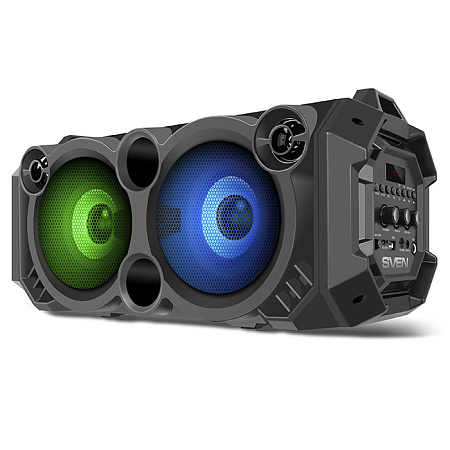 Speakers SVEN "PS-550" 36w, Black, Bluetooth, microSD, FM, AUX, USB, power:2000mA, USB, DC5V