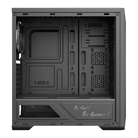 Case ATX GAMEMAX Shine, w/o PSU, 0.5mm, 1x120mm ARGB. ARGB Strip, ARGB Hub, Tempered Glass, Dust Fil
