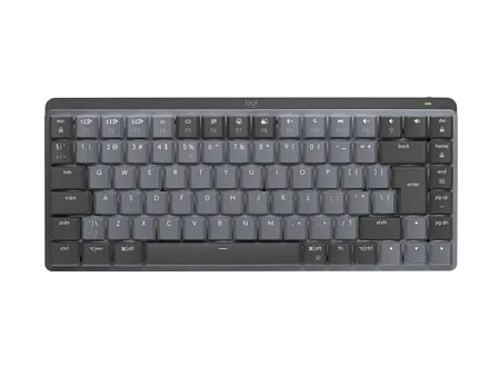 Wireless Keyboard Logitech MX Mechanical Mini, Low-profile switches, Clicky SW, Aluminium, Dual colo