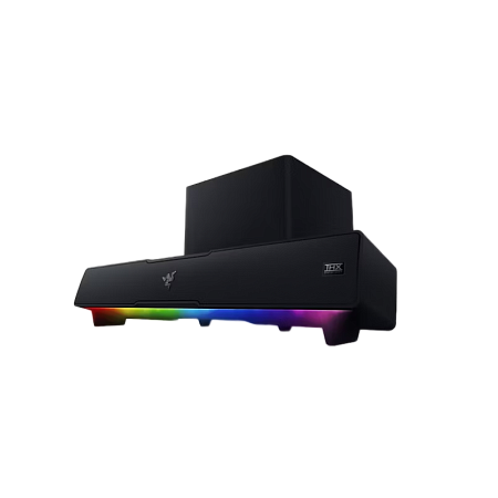 Gaming Soundbar & Subwoofer Razer Leviathan V2, THX Spatial Audio, RGB, BT 5.2/USB