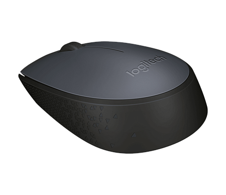Wireless Mouse Logitech M170, 1000 dpi, 3 buttons, Ambidextrous, 69,3g., 1xAA, 2.4Ghz, Grey/Black