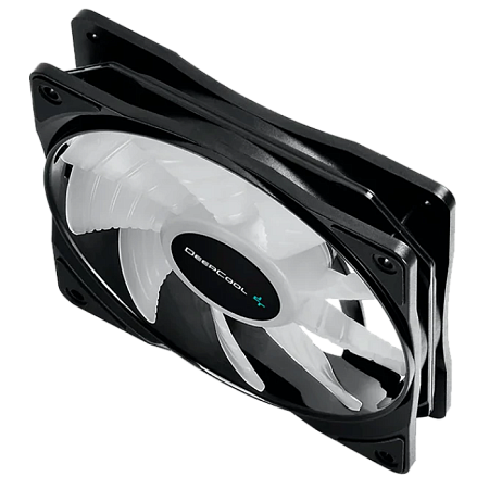 PC Case Fan Deepcool CF120, 120x120x25mm, 17.8-27dB, 56.5CFM, 500-1500RPM, Hydro Bearing, RGB LED