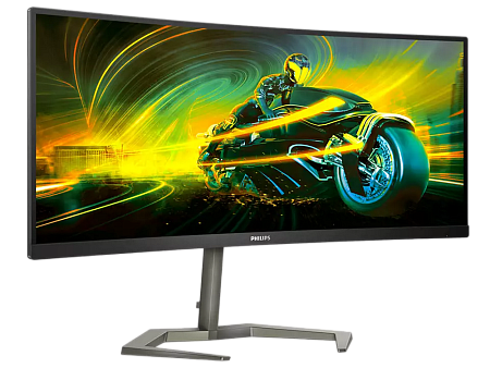 34" PHILIPS 34M1C5500V,Black,VA,3440x1440,165Hz,AdaptiveSync,1msMPRT,350cd,HDR,MegaDCR,HDMI+DP,Spkrs