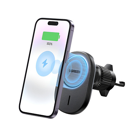UGREEN Car Charger Wireless Magnetic For Air Vent Mount CD345, Black