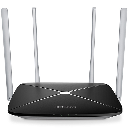 Wi-Fi AC Dual Band MERCUSYS Router, "AC12", 1200Mbps, MIMO, 4x5dBi Antenna, 3xLAN Port