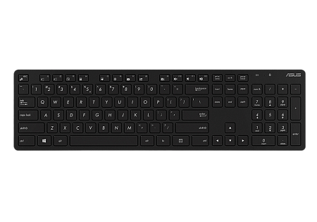 Wireless Keyboard & Mouse Asus W5000, 13 Fn keys, Ultra thin, Metal-like finish, Silent, 800-1600dpi