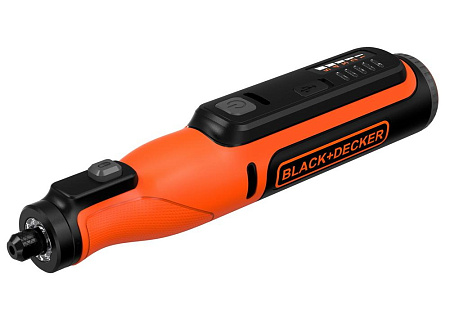 Cordless Rotary Tool Black+Decker (BCRT8IK-XJ) 7.2V  Kitbox+ 53 Accesoriess, 0-29.500 rpm, USB charg