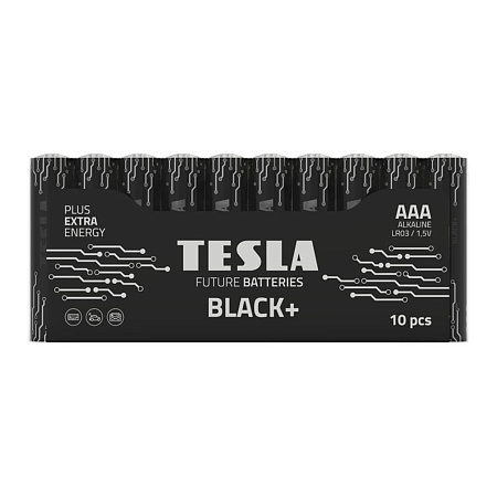 TESLA Batteries AAA LR3 Alkaline 10 pcs Pack Shrink