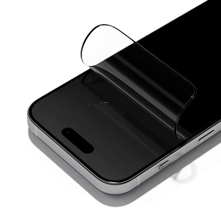 RhinoShield 3D Impact Screen Protector for iPhone 15 Pro Alignment Frame, Clear