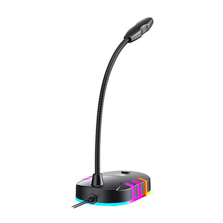 Microphones Havit GK58B, Omnidirectional, 30Hz-16kHz, 1.5m. RGB, USB