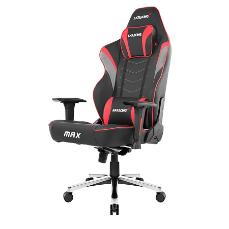 Gaming Chair AKRacing Master Max AK-MAX-RD, Red, User max load up to 180kg/height 170-200cm