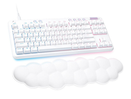 Gaming Keyboard Logitech G713, Mechanical, TKL, PBT keycaps, GX Linear, Media сontrols, Volume rolle
