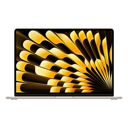 Ноутбук 15,3" Apple MacBook Air A3241, Starlight, M4 with 10-core CPU and 10-core GPU, 16Гб/512Гб, macOS Sequoia