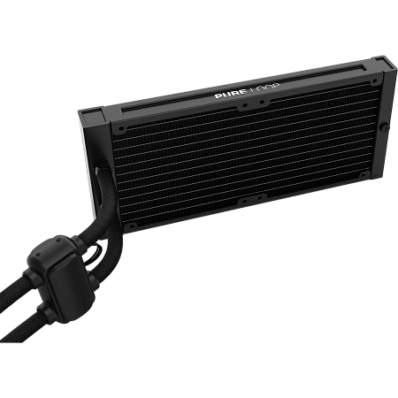 AIO Liquid Cooling be quiet! "Pure Loop 240mm" (19-39.5dB, 2x120mm, PWM, 2000RPM, White LED, 1005g.)