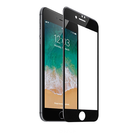 Helmet Diamond Glass 5D iPhone 7/8/SE, Black