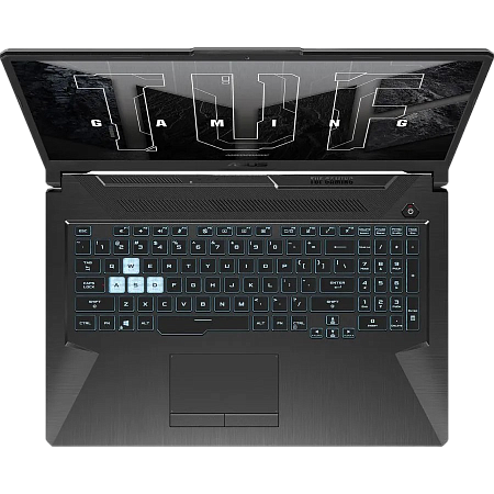 Игровой ноутбук 17,3" ASUS TUF Gaming F17 FX706HF, Graphite Black, Intel Core i5-11400H, 16Гб/512Гб, Без ОС