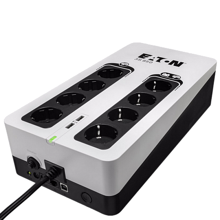 UPS Eaton 3S850DIN 850VA/510W, AVR, 1*USB-B, 2*USB-A chatging, 4*Schuko, 4*Schuko surge only