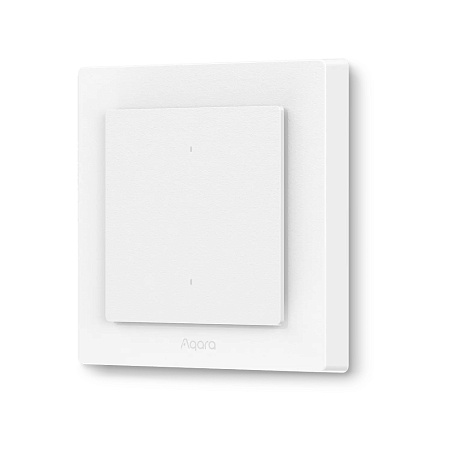 Aqara Zigbee/ Thread Light Switch H2 EU ( 2 Buttons, 1 Channels), White