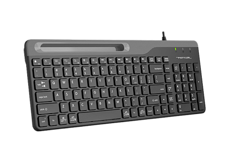 Keyboard A4Tech FK25, 12 Fn keys, Ultra Slim, Smartphone Cradle, Laser Inscribed Keys, Chocolate Key