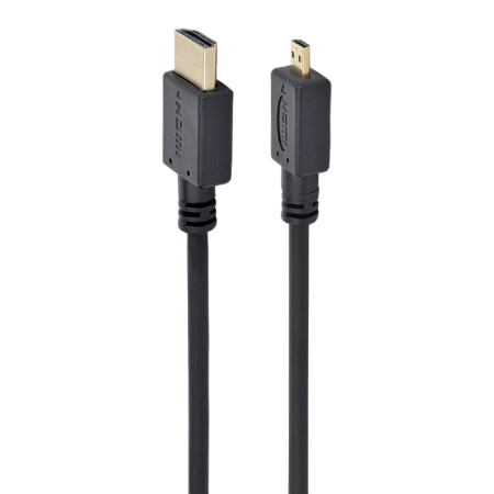 Cable HDMI to micro HDMI 1.8m  Cablexpert, male - micro D-male, V1.3, Black, CC-HDMID-6