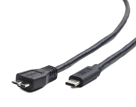 Cable Type-C/microUSB3.0, CM/BM, 1.0 m, Cablexpert, Black, CCP-USB3-mBMCM-1M Cable Type-C/microUSB3.0, CM/BM, 1.0 m, Cablexpert, Black, CCP-USB3-mBMCM-1M