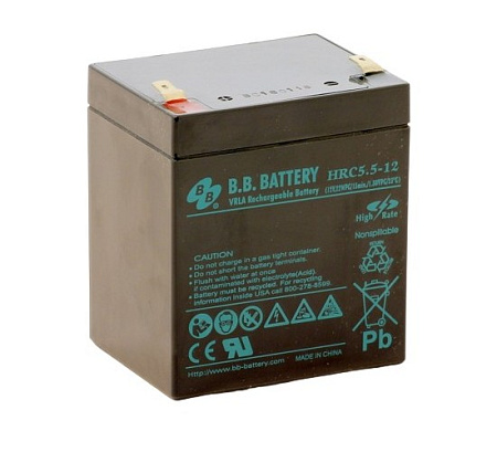 Baterie UPS 12V/ 5,5AH B.B. HR5.5-12, 3-5 Years Baterie UPS 12V/ 5,5AH B.B. HR5.5-12, 3-5 Years